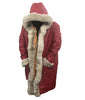 The Christmas Chronicles Santa Claus Fur Leather Coat Mens