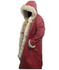 The Christmas Chronicles Santa Claus Fur Leather Coat Mens