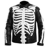 Load image into Gallery viewer, Skeleton Bones Rider Jacket Mens Cafe Racer Biker Halloween Cosplay Costume