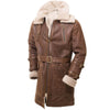 Load image into Gallery viewer, Mens-Brown-Duffle-Coat