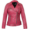 Womens-Pink-Leather-Coat