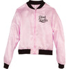 Womens-Pink-Ladies-Satin-Bomber-Jacket
