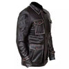 Load image into Gallery viewer, 4 Pocket distressed brown Leather Jacket Mens