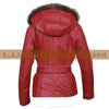 Load image into Gallery viewer, Lustigear mrs claus Christmas Goldie Hawn Real Leather Coat Womens