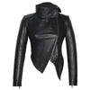 High-Collar-Black-Womens-Leather-Jacket