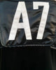 A7 Black Trench Coat Genuine Leather Mens Jacket