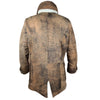 Load image into Gallery viewer, Distressed Brown Coat Winter Fur Shearling Long Jacket Mens