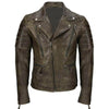 Load image into Gallery viewer, Diamond-Quilted-Cafe-Racer-Jacket