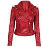 Load image into Gallery viewer, Margaret-Red-Ladies-Leather-Jacket